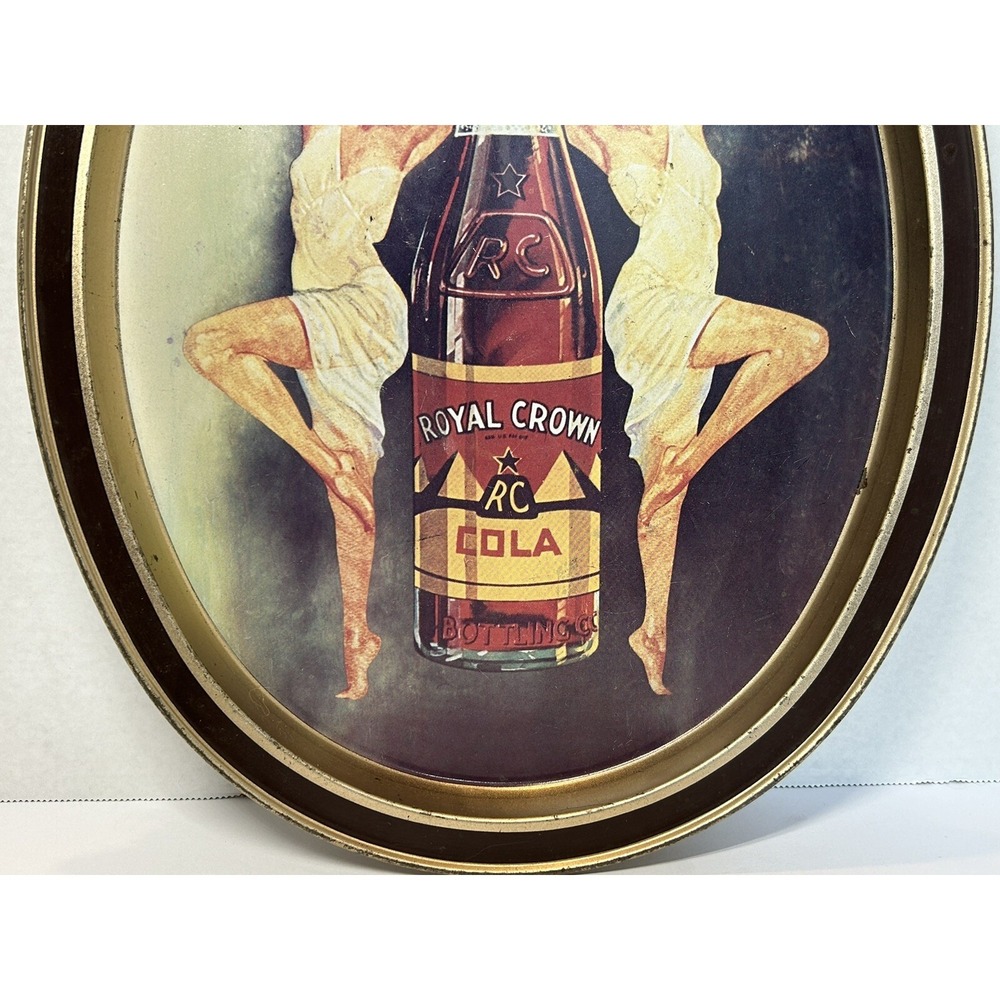 Royal Crown RC Cola Metal Serving Tray Made in Frenchtown, NJ USA Fabcraft Inc. - Picture 2 of 10
